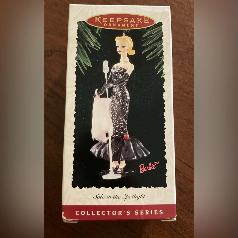 Vintage Hallmark Keepsake Ornament Barbie Solo In the Spotlight 1995